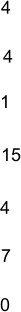 4 1 4 7 4 0 15